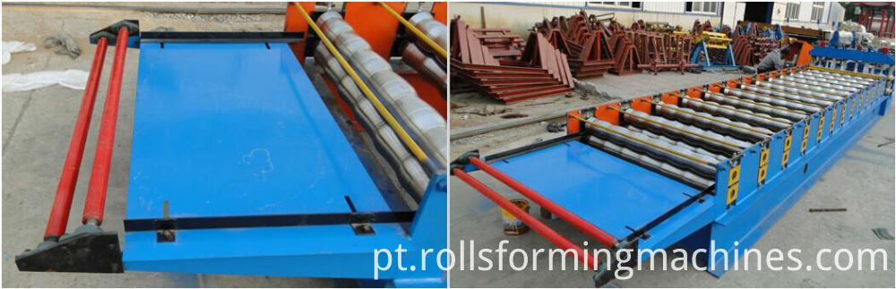 Máquina de prensagem de telha vitrificada Glazed tile roll forming machine